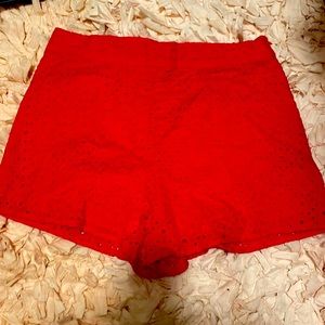 Forever 21 red shorts